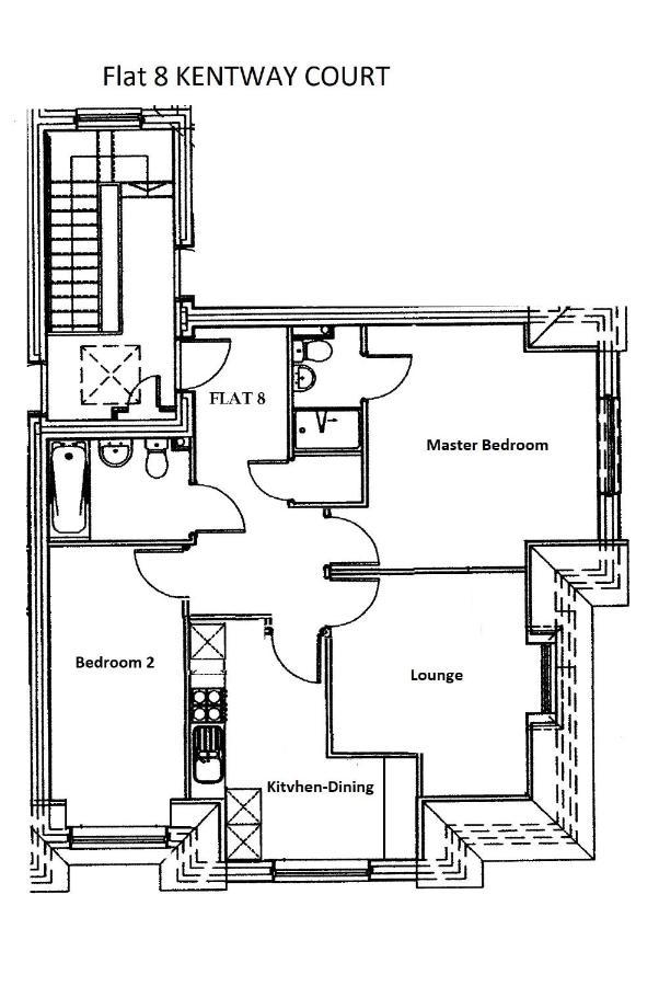 2 Bedroom 2 Bathroom Apartment 8 Including Free Parking Bromley Exteriér fotografie